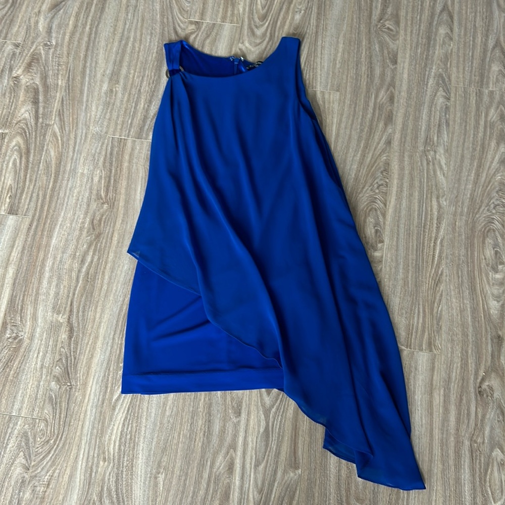 Bebe Royal Blue Flowy Dress